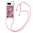 Silikon Hülle Handyhülle Gummi Schutzhülle Flexible Tasche Bling-Bling mit Schlüsselband Lanyard S03 für Google Pixel 8 5G