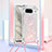 Silikon Hülle Handyhülle Gummi Schutzhülle Flexible Tasche Bling-Bling mit Schlüsselband Lanyard S03 für Google Pixel 8 5G Rosa