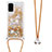 Silikon Hülle Handyhülle Gummi Schutzhülle Flexible Tasche Bling-Bling mit Schlüsselband Lanyard S03 für Samsung Galaxy S20 5G