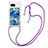 Silikon Hülle Handyhülle Gummi Schutzhülle Flexible Tasche Bling-Bling mit Schlüsselband Lanyard YB2 für Google Pixel 8a 5G