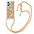 Silikon Hülle Handyhülle Gummi Schutzhülle Flexible Tasche Bling-Bling mit Schlüsselband Lanyard YB3 für Xiaomi Poco X5 5G