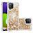 Silikon Hülle Handyhülle Gummi Schutzhülle Flexible Tasche Bling-Bling S01 für Samsung Galaxy A22 4G