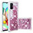 Silikon Hülle Handyhülle Gummi Schutzhülle Flexible Tasche Bling-Bling S01 für Samsung Galaxy A71 4G A715 Rot