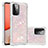 Silikon Hülle Handyhülle Gummi Schutzhülle Flexible Tasche Bling-Bling S01 für Samsung Galaxy A72 4G Rosa