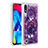 Silikon Hülle Handyhülle Gummi Schutzhülle Flexible Tasche Bling-Bling S01 für Samsung Galaxy M10