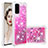 Silikon Hülle Handyhülle Gummi Schutzhülle Flexible Tasche Bling-Bling S01 für Samsung Galaxy S20 Pink