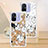 Silikon Hülle Handyhülle Gummi Schutzhülle Flexible Tasche Bling-Bling S01 für Xiaomi Redmi 12C 4G Gold