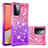 Silikon Hülle Handyhülle Gummi Schutzhülle Flexible Tasche Bling-Bling S02 für Samsung Galaxy A72 4G Pink