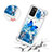 Silikon Hülle Handyhülle Gummi Schutzhülle Flexible Tasche Bling-Bling S03 für Samsung Galaxy F02S SM-E025F