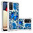 Silikon Hülle Handyhülle Gummi Schutzhülle Flexible Tasche Bling-Bling S03 für Samsung Galaxy F02S SM-E025F