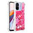 Silikon Hülle Handyhülle Gummi Schutzhülle Flexible Tasche Bling-Bling S03 für Xiaomi Poco C55 Pink