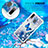 Silikon Hülle Handyhülle Gummi Schutzhülle Flexible Tasche Bling-Bling S05 für Samsung Galaxy A20