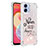 Silikon Hülle Handyhülle Gummi Schutzhülle Flexible Tasche Bling-Bling YB1 für Samsung Galaxy A04 4G Rosa