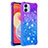 Silikon Hülle Handyhülle Gummi Schutzhülle Flexible Tasche Bling-Bling YB2 für Samsung Galaxy A04 4G Violett