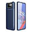 Silikon Hülle Handyhülle Gummi Schutzhülle Flexible Tasche Köper für Asus Zenfone 7 ZS670KS Blau