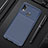 Silikon Hülle Handyhülle Gummi Schutzhülle Flexible Tasche Köper für Samsung Galaxy M01s Blau