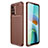 Silikon Hülle Handyhülle Gummi Schutzhülle Flexible Tasche Köper für Xiaomi Redmi Note 11 4G (2021) Braun