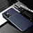 Silikon Hülle Handyhülle Gummi Schutzhülle Flexible Tasche Köper S01 für Samsung Galaxy A32 5G Blau