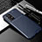 Silikon Hülle Handyhülle Gummi Schutzhülle Flexible Tasche Köper S01 für Samsung Galaxy A52 4G Blau