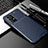 Silikon Hülle Handyhülle Gummi Schutzhülle Flexible Tasche Köper S01 für Samsung Galaxy A72 4G Blau