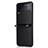 Silikon Hülle Handyhülle Gummi Schutzhülle Flexible Tasche Köper S01 für Samsung Galaxy Z Flip3 5G Schwarz
