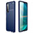 Silikon Hülle Handyhülle Gummi Schutzhülle Flexible Tasche Köper S01 für Sony Xperia 5 III SO-53B Blau