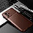 Silikon Hülle Handyhülle Gummi Schutzhülle Flexible Tasche Köper S01 für Xiaomi Redmi Note 10 Pro 5G Braun