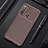 Silikon Hülle Handyhülle Gummi Schutzhülle Flexible Tasche Köper Y01 für Xiaomi Redmi Note 8 (2021) Braun
