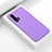 Silikon Hülle Handyhülle Gummi Schutzhülle Flexible Tasche Line C02 für Huawei Nova 6 Violett