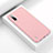 Silikon Hülle Handyhülle Gummi Schutzhülle Flexible Tasche Line C03 für Xiaomi Mi A3 Rosa