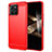 Silikon Hülle Handyhülle Gummi Schutzhülle Flexible Tasche Line für Huawei Honor X8b Rot