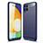 Silikon Hülle Handyhülle Gummi Schutzhülle Flexible Tasche Line für Samsung Galaxy M32 4G