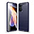 Silikon Hülle Handyhülle Gummi Schutzhülle Flexible Tasche Line für Xiaomi Redmi Note 11 Pro 5G Blau