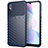 Silikon Hülle Handyhülle Gummi Schutzhülle Flexible Tasche Line S01 für Xiaomi Redmi 9AT Blau
