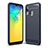 Silikon Hülle Handyhülle Gummi Schutzhülle Flexible Tasche Line WL1 für Samsung Galaxy A20e Blau