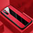 Silikon Hülle Handyhülle Gummi Schutzhülle Leder Tasche für Oppo Reno3 Rot