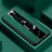 Silikon Hülle Handyhülle Gummi Schutzhülle Leder Tasche mit Magnetisch Fingerring Ständer S04 für Oppo A11 Grün