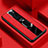 Silikon Hülle Handyhülle Gummi Schutzhülle Leder Tasche mit Magnetisch Fingerring Ständer S04 für Oppo A11 Rot