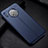 Silikon Hülle Handyhülle Gummi Schutzhülle Leder Tasche Z03 für Huawei Mate 30E Pro 5G Blau