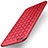 Silikon Hülle Handyhülle Gummi Schutzhülle Leder W02 für Apple iPhone 6S Plus Rot