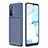 Silikon Hülle Handyhülle Gummi Schutzhülle Tasche Köper für Oppo F15 Blau