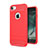 Silikon Hülle Handyhülle Gummi Schutzhülle Tasche Köper S01 für Apple iPhone 7 Rot