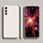 Silikon Hülle Handyhülle Ultra Dünn Flexible Schutzhülle 360 Grad Ganzkörper Tasche A01 für Samsung Galaxy S21 Plus 5G Weiß