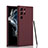 Silikon Hülle Handyhülle Ultra Dünn Flexible Schutzhülle 360 Grad Ganzkörper Tasche D02 für Samsung Galaxy S21 Ultra 5G Fuchsie