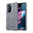 Silikon Hülle Handyhülle Ultra Dünn Flexible Schutzhülle 360 Grad Ganzkörper Tasche für Motorola Moto Edge 30 Pro 5G Grau