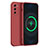 Silikon Hülle Handyhülle Ultra Dünn Flexible Schutzhülle 360 Grad Ganzkörper Tasche für Oppo A55 5G Rot
