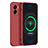 Silikon Hülle Handyhülle Ultra Dünn Flexible Schutzhülle 360 Grad Ganzkörper Tasche für Oppo A56S 5G Rot
