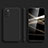 Silikon Hülle Handyhülle Ultra Dünn Flexible Schutzhülle 360 Grad Ganzkörper Tasche für Samsung Galaxy A03s Schwarz