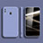 Silikon Hülle Handyhülle Ultra Dünn Flexible Schutzhülle 360 Grad Ganzkörper Tasche für Samsung Galaxy A20 Lavendel Grau