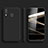 Silikon Hülle Handyhülle Ultra Dünn Flexible Schutzhülle 360 Grad Ganzkörper Tasche für Samsung Galaxy A20 Schwarz